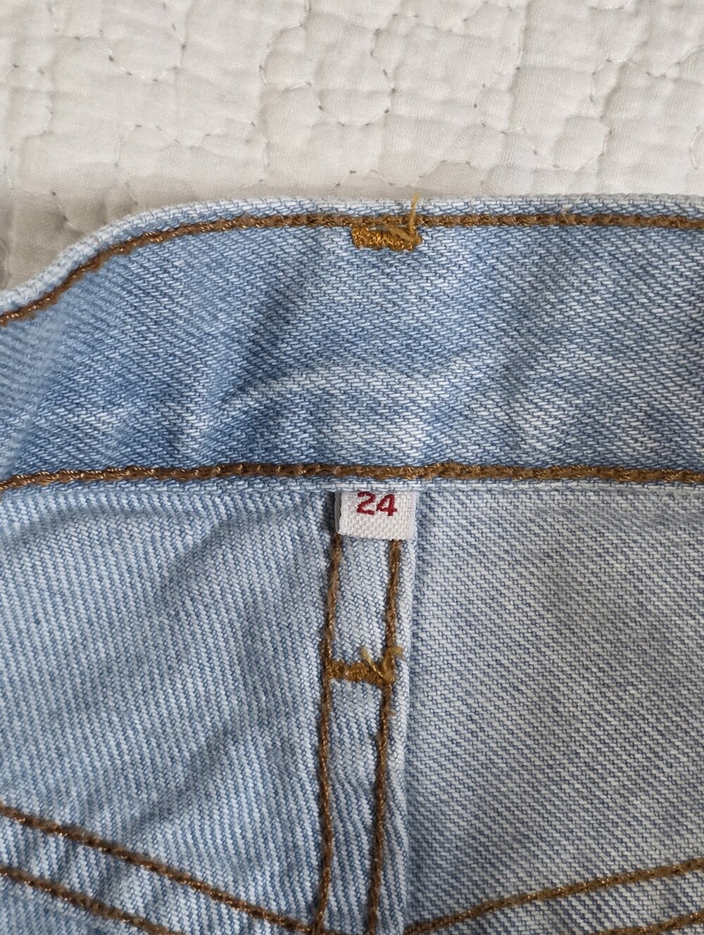 Levi's Wedgie Straight Distressed Jeans - Picture 9 of 13